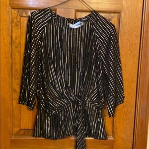 NWT Metallic Express Top